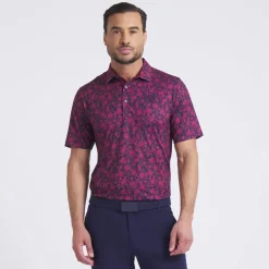 Puma Cloudspun Carmela Floral - Lc Deep-Navy-Ruby-Shimmer New