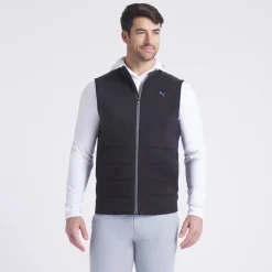 Puma Cloudspun Fleece Hybrid Vest Svart Black Outlet