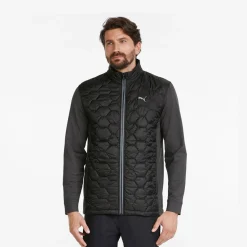 Puma Cloudspun Wrmlbl Jacket Svart Black Outlet