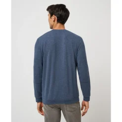 Travis Mathew Cloud Sweater Heather-Navy New