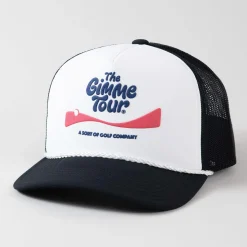The Gimme Tour Coke Flakes Trucker Svart Vit Black/White New