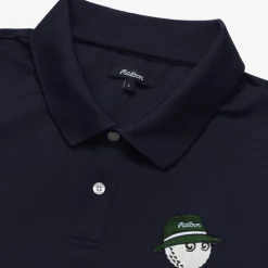 Malbon Golf Cooper Core Polo Blå Navy Hot