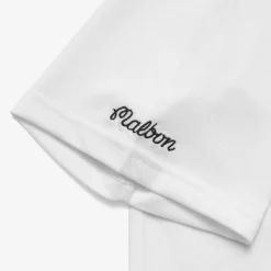Malbon Golf Cooper Core Polo Vit White Discount