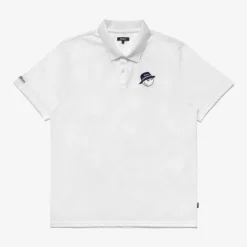 Malbon Golf Cooper Core Polo Vit White Discount