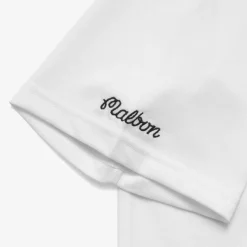 Malbon Golf Cooper Core Polo Vit White Discount