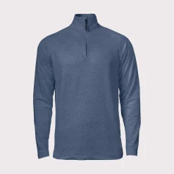 Cutter & Buck Coos Bay Half-Zip Slate Blue Mel (534) Clearance