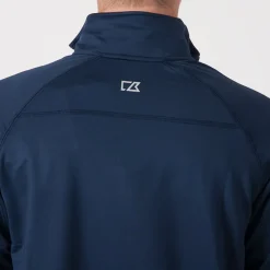 Cutter & Buck Coos Bay Half-Zip Blå Dark Navy (580) Discount