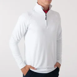 Cutter & Buck Coos Bay Half-Zip Vit White (000) New