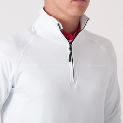 Cutter & Buck Coos Bay Half-Zip Vit White (000) New