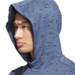 Adidas Core Print Hoodie Blå Prloin-CollegiateNavy Clearance