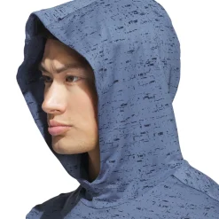 Adidas Core Print Hoodie Blå Prloin-CollegiateNavy Clearance