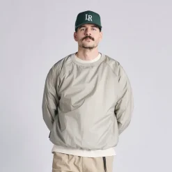 Local Rule Crewneck Windbreaker Seagrass Clearance