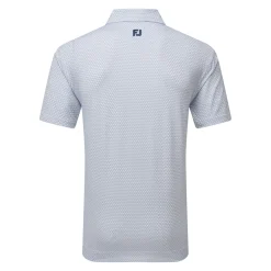 FootJoy Deco Diamond Print Vit White - Navy Outlet