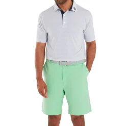 FootJoy Deco Diamond Print Vit White - Navy Outlet