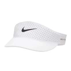 Nike Dri-Fit Adv Ace Tennis Visor White-Anthracite-Black Clearance