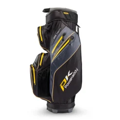 PowaKaddy Dri-Tech MagLock Cartbag Svart Silver Gul Svart/Silver/Gul Sale