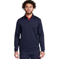 Under Armour Drive Midlayer Pullover Blå Navy (Midnight 410) Outlet