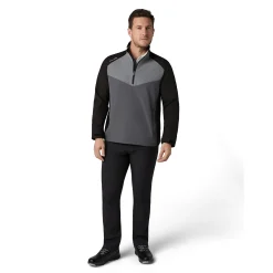 Callaway Emea Fz 1/2 Zip Wind Svart Caviar Sale
