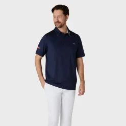 Callaway Emea Ss Odyssey Polo Blå Peacoat Best