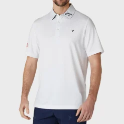 Callaway Emea Ss Odyssey Polo Vit Bright White Clearance