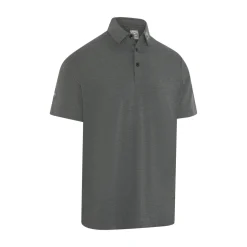 Callaway Emea Ss Ventilated Jacquard Polo Svart Caviar Hot