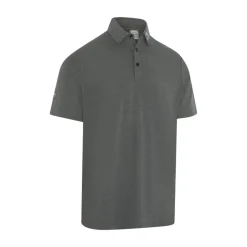 Callaway Emea Ss Ventilated Jacquard Polo Svart Caviar Hot