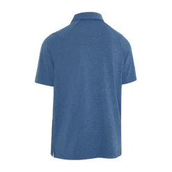 Callaway Emea Ss Ventilated Jacquard Polo Blå Peacoat New