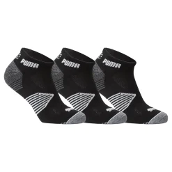 Puma Essential 1/4 Cut 3 Pair Pack Svart Black Clearance