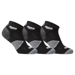 Puma Essential 1/4 Cut 3 Pair Pack Svart Black Clearance