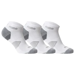 Puma Essential 1/4 Cut 3 Pair Pack Vit Bright White Hot