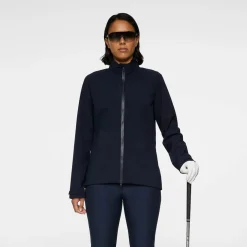 J.Lindeberg Evertine Rain Jacket Blå JL Navy Hot