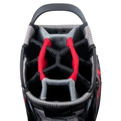 Spalding EXE cartbag Svart Röd Black/Red