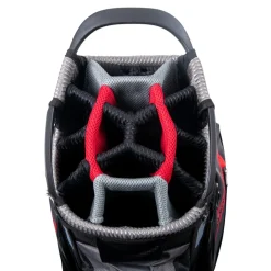 Spalding EXE cartbag Svart Röd Black/Red