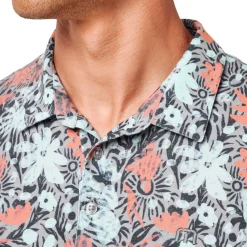 Travis Mathew Featherweight Sands Heather-Medium-Grey New