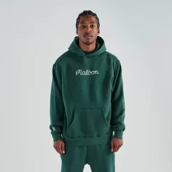 Malbon Golf Fesque Hoodie Grön Forest Best