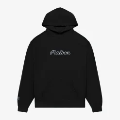 Malbon Golf Fesque Hoodie Svart Black New
