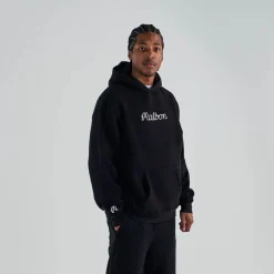 Malbon Golf Fesque Hoodie Svart Black New
