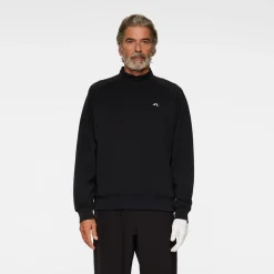 J.Lindeberg Finn Crew Neck Svart Black Best