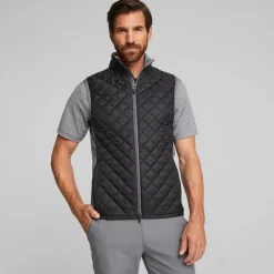 Puma Frost Quilted Vest Black-Slate Sky Online