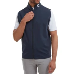 FootJoy Full-Zip Knit Vest Blå Navy New
