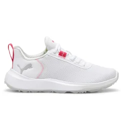 Puma Fusion Crush Sport Jr White-Garnet Rose Best