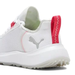 Puma Fusion Crush Sport Jr White-Garnet Rose Best