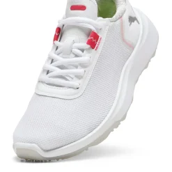 Puma Fusion Crush Sport Jr White-Garnet Rose Best