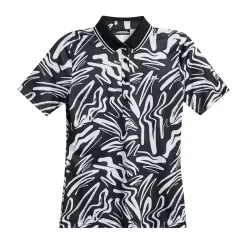J.Lindeberg Georgia Print Polo Scribble JL White