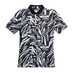 J.Lindeberg Georgia Print Polo Scribble JL White
