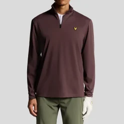 Lyle & Scott Golf Course Midlayer Rosa Berry Hot
