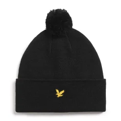Lyle & Scott Golf Merino Blend Beanie Jet-Black New