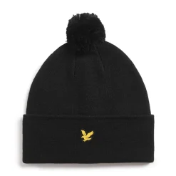 Lyle & Scott Golf Merino Blend Beanie Jet-Black New