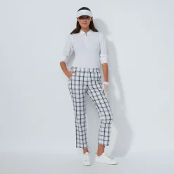 Daily Sports Golf Plaid Ankle Vit White-Black Clearance