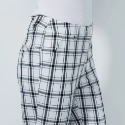 Daily Sports Golf Plaid Ankle Vit White-Black Clearance